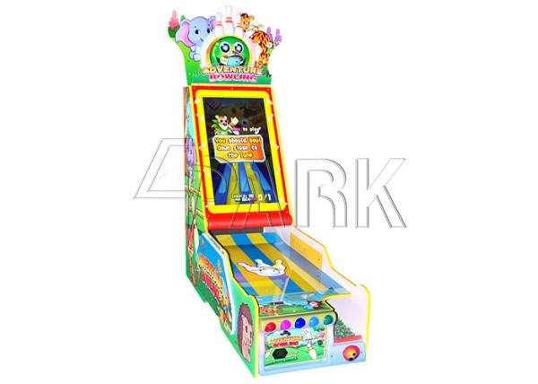 Individual Bowling Single Player Amusement Game Machines Coin Pull For Holiday Resort