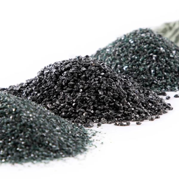 Low Pollution Better Purity High Hardness Black Raw Silicon Carbide For Metallurgy Si Carbide