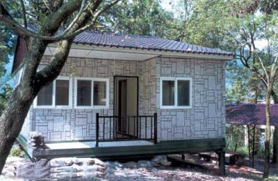 Construções de aço residenciais pré-fabricadas personalizadas - feito-à-medida, GFA 80sqm