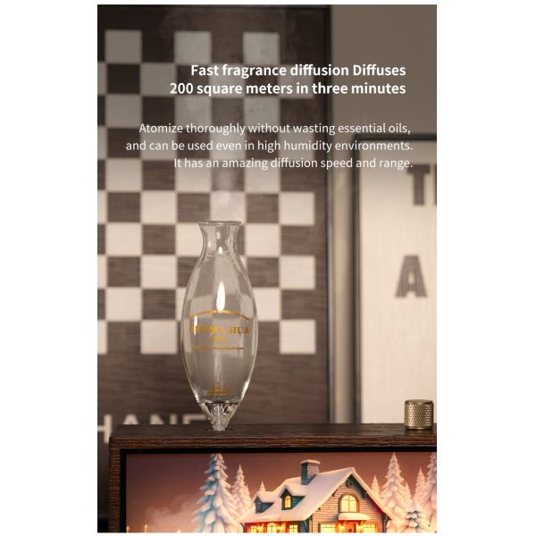 Luxury Aroma Diffuser Real Wood Material USB Powered for Home Use