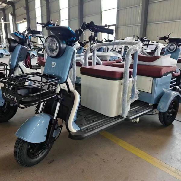 Electric Mobility Tricycle Tuk Tuk Leisure With Canopy Pulling Battery Car