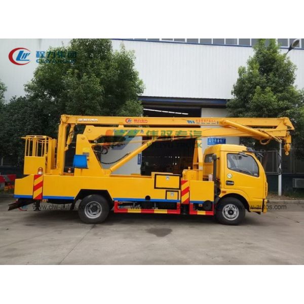 Тележка заграждения костяшки ISUZU 4X2 гидравлическая складная для деятельности большой возвышенности