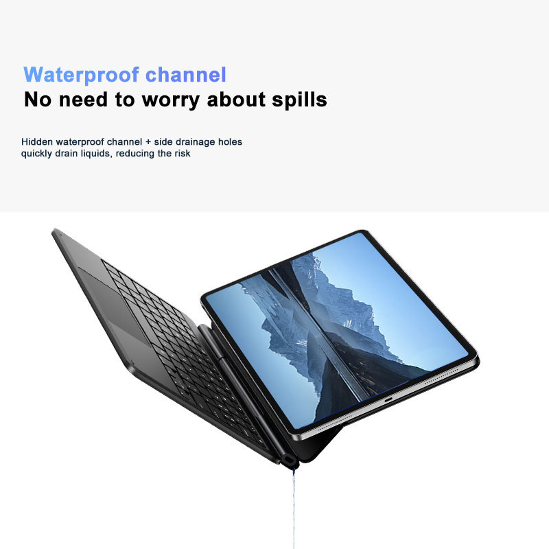 Premium BT Keyboard Case Aluminum Alloy Keyboard Cover With Touchpad Waterproof IPX4 for iPad Pro(2025)13 (M5)