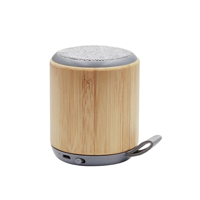 Bamboo Bluetooth Speaker - 45mm Driver, 3W Output, 2H Playtime, Retro Portable Design