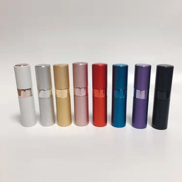 bouteille écologique en aluminium + en verre de 8ml de recharge de parfum