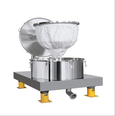 Saco vertical do centrifugador da cesta da descarga manual que levanta a máquina superior do centrifugador da descarga