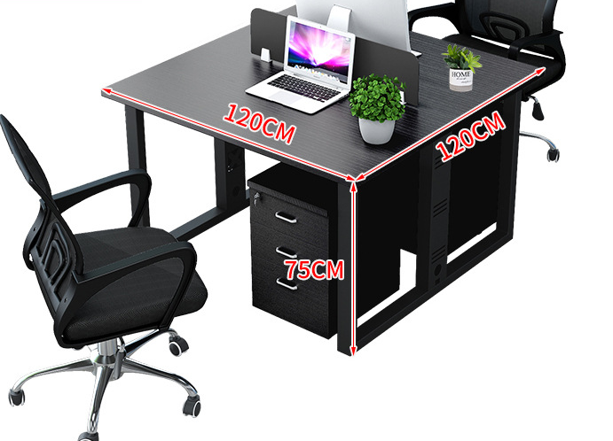 Металлические ноги современный многоличный рабочий стол для организации офиса, требуемого клиентом