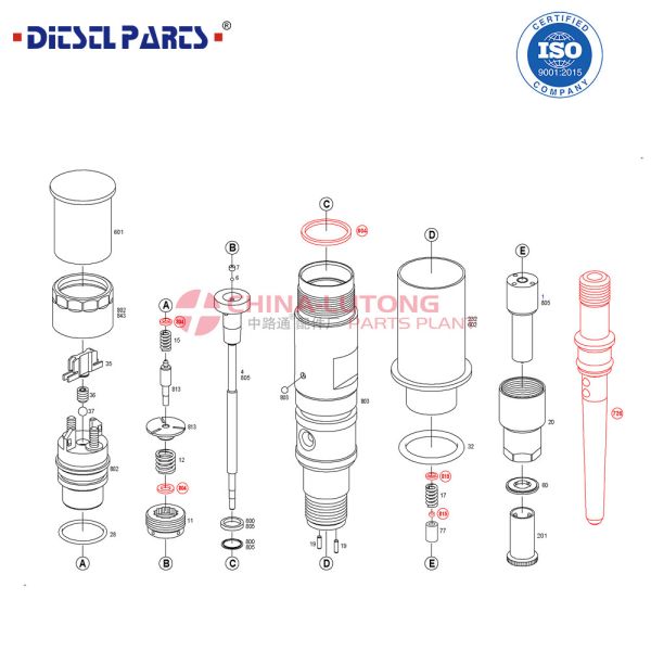 For  FAW Xichai  Common Rail Injector 0445120215 0 445 120 215 for  Injector for Xichai 430PS