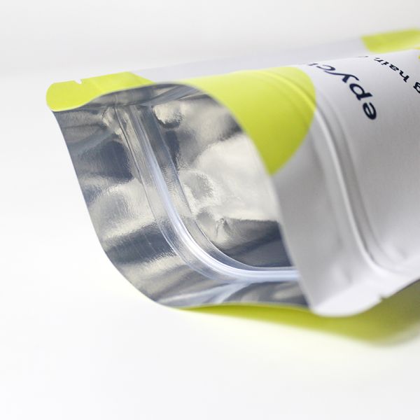 Capsule vitamin tablet food heat seal packaging bag with tear notch