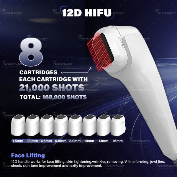 High Quality 12D HIFU Beauty Machine Vmax Vaginal High-intensity Microneedling Skin Rejuvenaiton