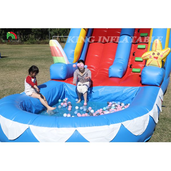 Waterslide Commercial PVC Inflatable Water Slide For Kid Inflatable Slide With Pool Wet Dry Slide Adult
