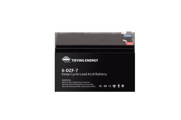 Pompes à oxygène batterie au plomb acide 6-Dzf-7 E-spraying pour EPS et UPS batterie de secours