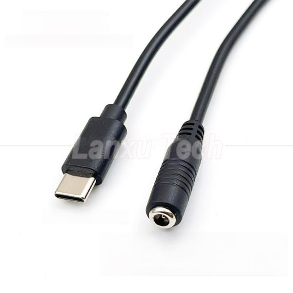 5VタイプCからDC 3.5x1.35mm 5.5x2.1mm 電源充電延長ケーブル