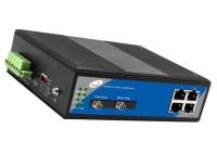 Commutateur de POE de fibre du mode unitaire 10/100Mbps avec le port optique
