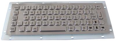 Teclado metálico de aço inoxidável resistente do vândalo IP65 profissional impermeável