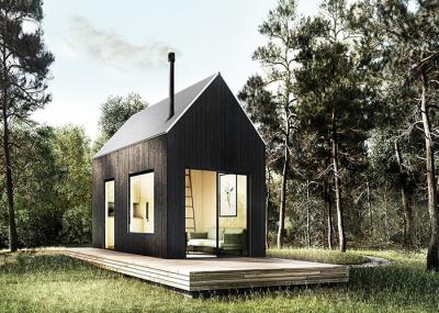 Kit Form Steel Frame Prefab modular dirige o painel de teto do PVC da casa do sótão da casa pré-fabricada