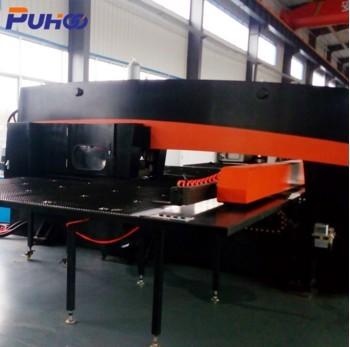 Sheet Feeding CNC Punching Machine , Hydraulic Punch Press Multi Stations