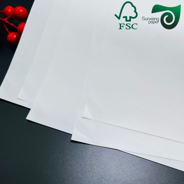 FSC Virgin White Kraft Paper Rolls Ideal For Paper Bag Manufacturing 150gsm 170gsm 190gsm