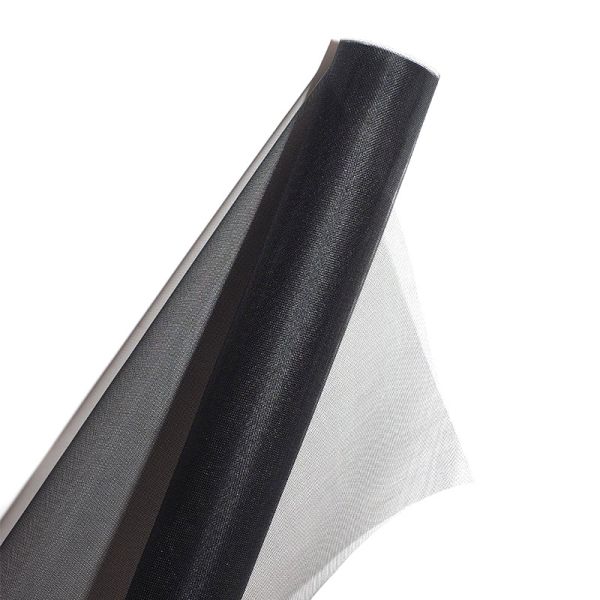 UV Protection Insect Screen Roll 18 X 14 Mesh Size Black For Outdoor Patio And Pool Area