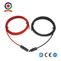 Câble d'extension de panneau solaire de 10 A.W.G. avec le connecteur masculin femelle 6KV TUV
