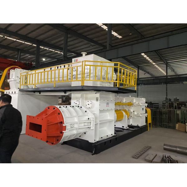 Vacuum Extruder For Clay Brick Making Machinery Brick Forming Process Solid Hollow Blocks