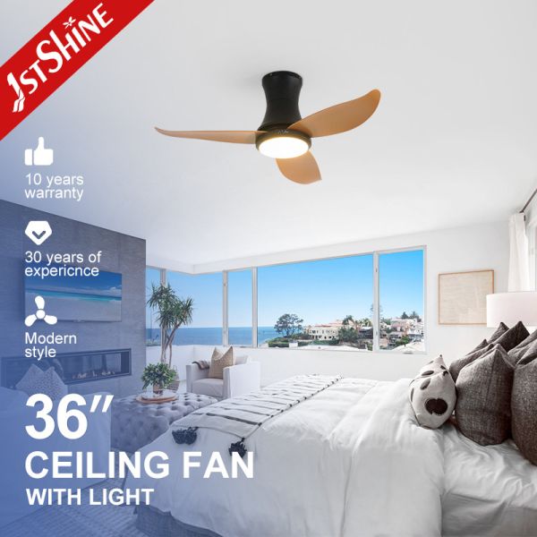 36-inch Fancy Design LED Ceiling Fan with Low Profile ABS Blades and ETL Certification