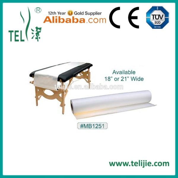 PE Laminated 3 Ply 50cm 100M Disposable Bed Sheets Roll