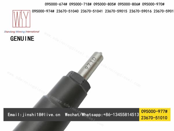 DENSO GENUINE AND NEW FUEL INJECTOR 095000-9770, 095000-9771, 23670-51040, 23670-51041, 23670-51010, 23670-59017