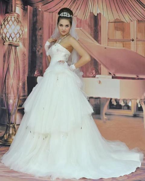 Elegant Women Evening Dress Floor Length Zipper White Party Dress