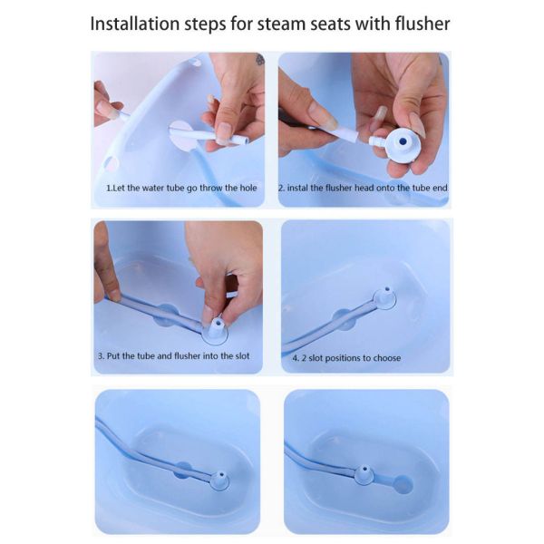 Herbal Vaginal Healing Yoni Steam Seat Purple Pink White color