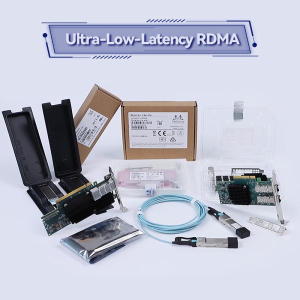 Tarjeta adaptadora Nvidia MCX623436an-Cdab Connectx-6 Dx En, 100 GbE, OCP3.0, con gestión de host, Dual-Port QSFP56, PCIe 4.0 x16, sin criptografía, tornillo de mariposa (lengüeta)