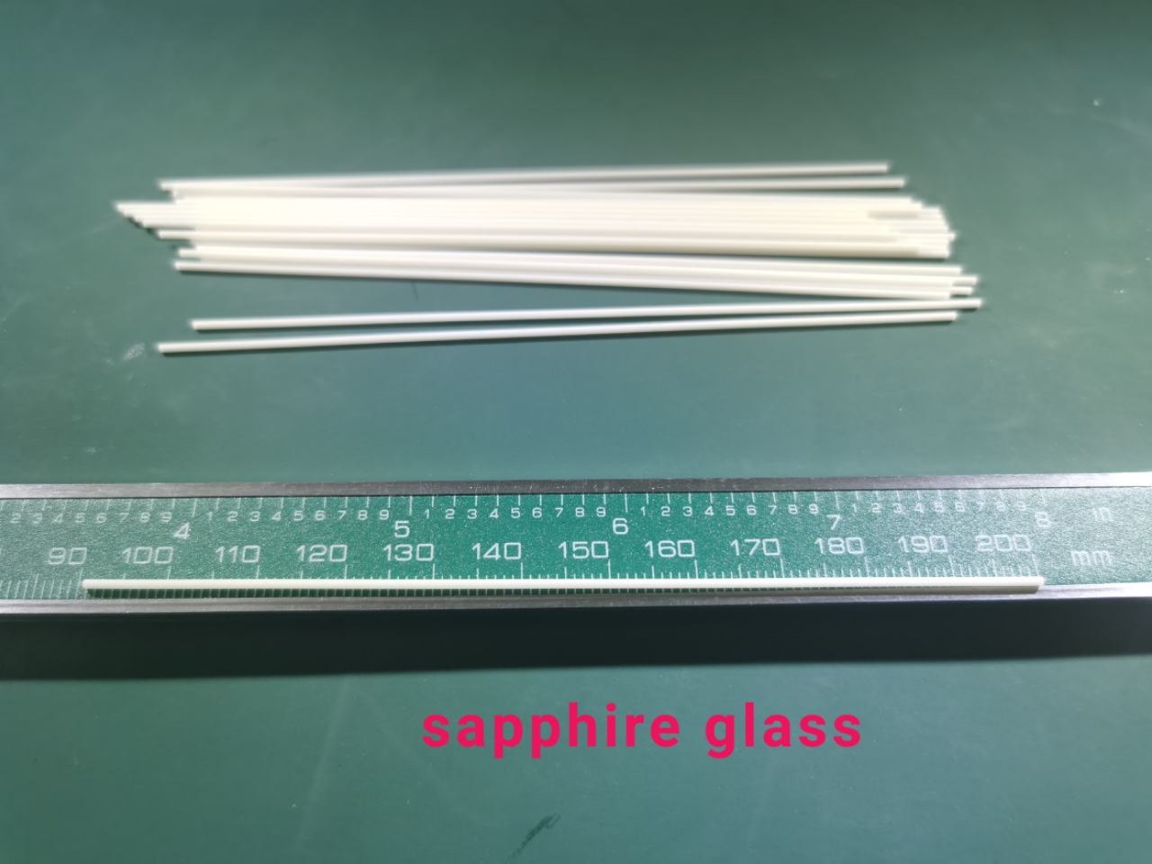 Ультра-точная тонкая ручка стеклянной палочки сапфира Al2o3 dia1.0mm 0.6mm керамическая сложила поверхность