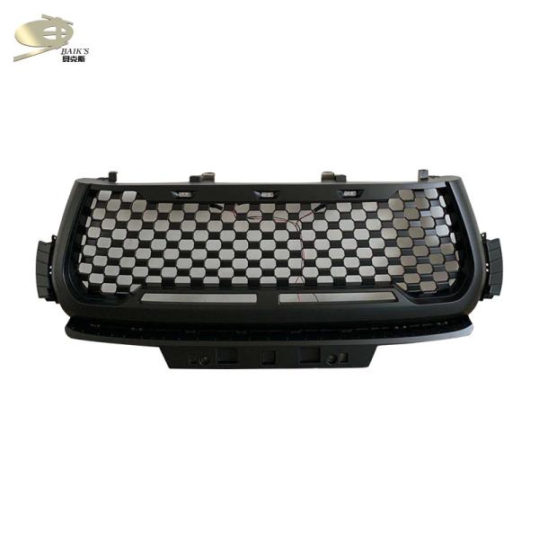 Modifying Front Grill 2018-2021 Abs Exterior Body Kits For Great Wall Pao With Led Logo