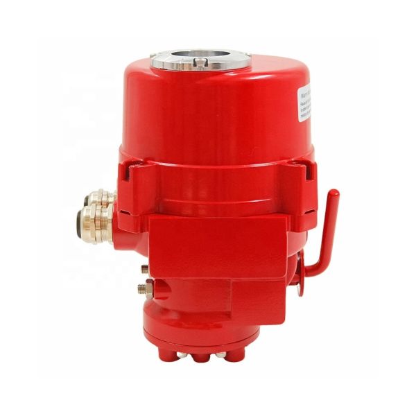 ETRANY Electric Ball Valve Motorized Actuator AC220V 26S Clutch Handwheel IP67 Waterproof Explosion Proof Aluminium Alloy Gas