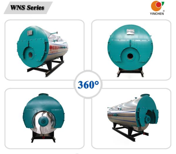 Full Wet Back Industrial Steam Boilers , Natural Gas Fired Boiler For Brick Making Factory