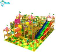 Conception 3D Commercial Indoor Jungle Gym Équipement de jeu doux Longue durée de vie