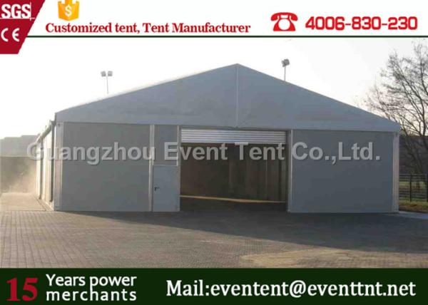 Fire Resistant Clear Span Tent White Windproof pvc marquee With VIP Cassette Flooring