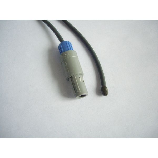 Skin Type Medical Temperature Probe Plastic Lemo 2pin 3.0m Creative