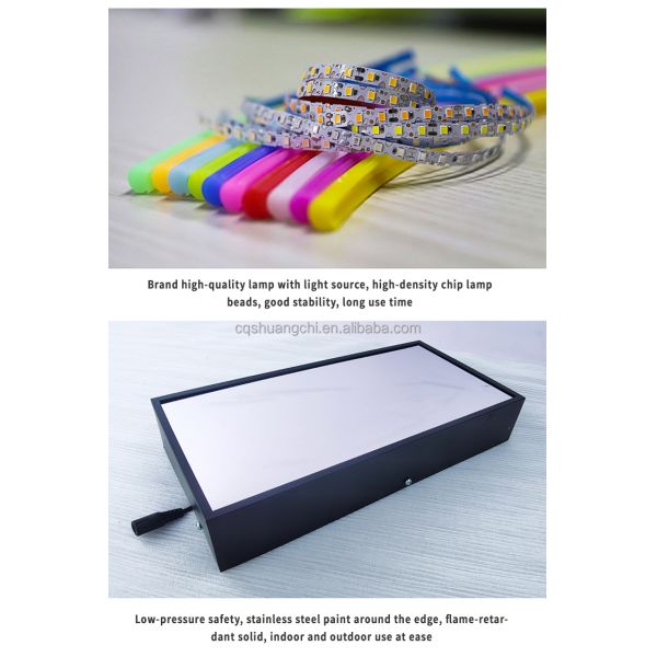 Внутренний декор LED зеркало персонализированное свечение для индивидуальных дизайнов неограниченное зеркало