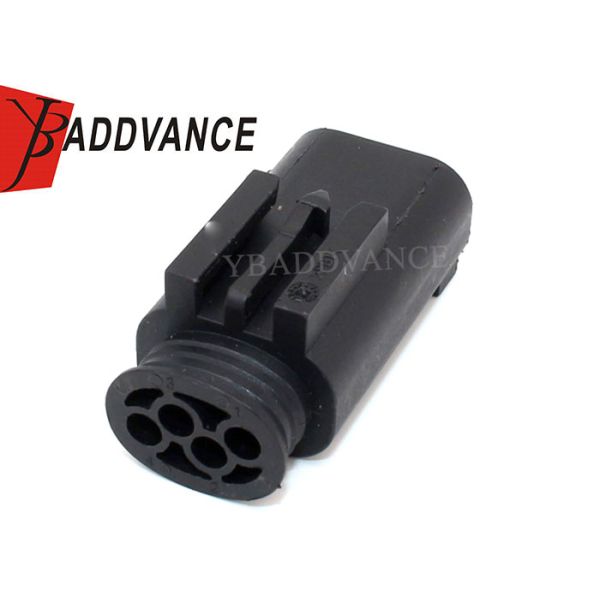 Черная разъем-вилка Пин 968399-1 системы 4 соединителей МКС 2.54мм Тыко АМП