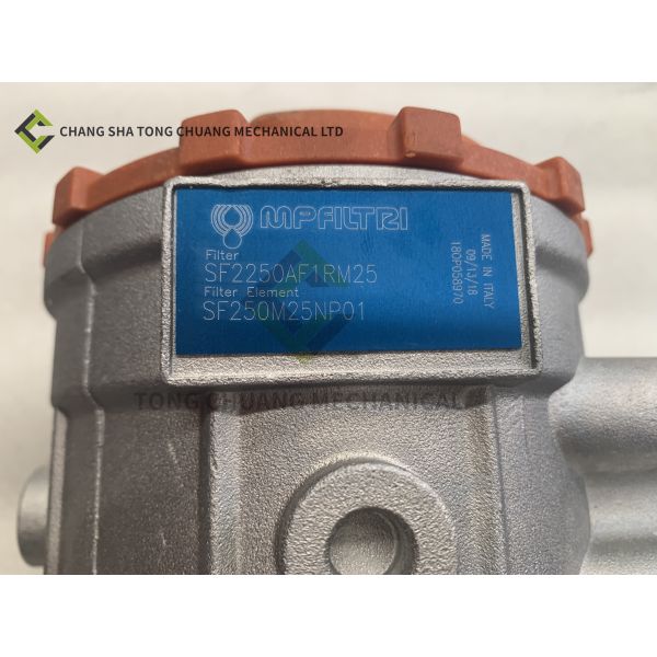 Camion à pompe à béton, assemblage de filtre à aspiration d'huile de la pompe à huile principale SF2250AF1RM25V Pour Zoomlion Camion à pompe à béton 101060044