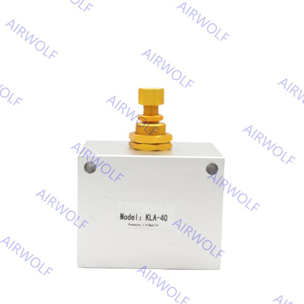 KLA-32, KLA-40, KLA-50 KLA Series one-way Air Flow Control Check Valve 11/4, 11/2, 2