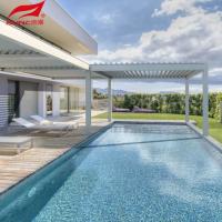 Pergola en aluminium intelligent avec télécommande personnalisable de couleur