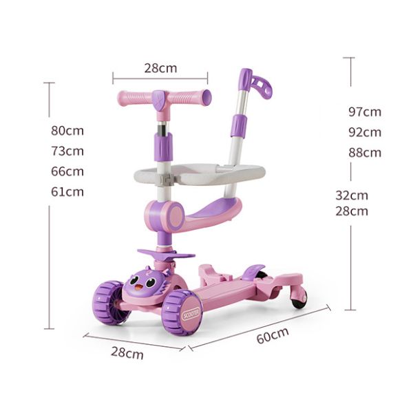 100% Aluminum Body Material CE Approved Child Skate Foot Kick for Kids