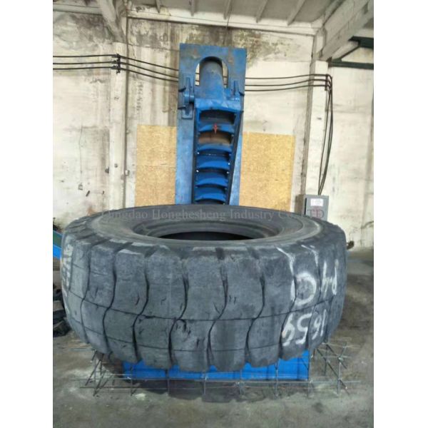 2000mm Waste Tyre Recycling Plant Waste Radil Tire Cutter Used Tire Cutting Machine