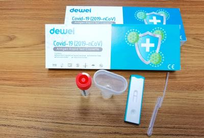 Rapid Test Cassette for Covid-19 2019-NCoV Antigen Oral Sample Sputum Saliva Collection Kit