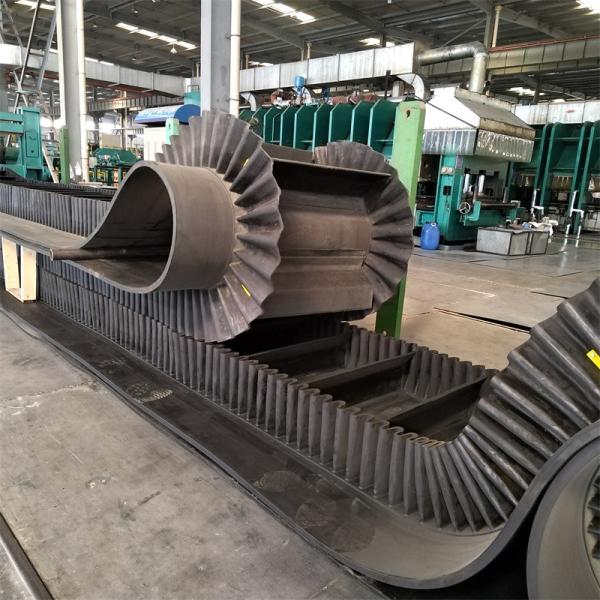 Rubber Multi Ply Textile Corrugated Sidewall Conveyor Belt