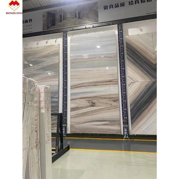 Middle East Market Modern Design Luxury Blue Bell Palissandro Bluette Marble Slabs