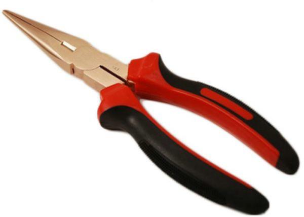 Security Non Sparking Pliers Long Reach Needle Nose Pliers ISO Listed