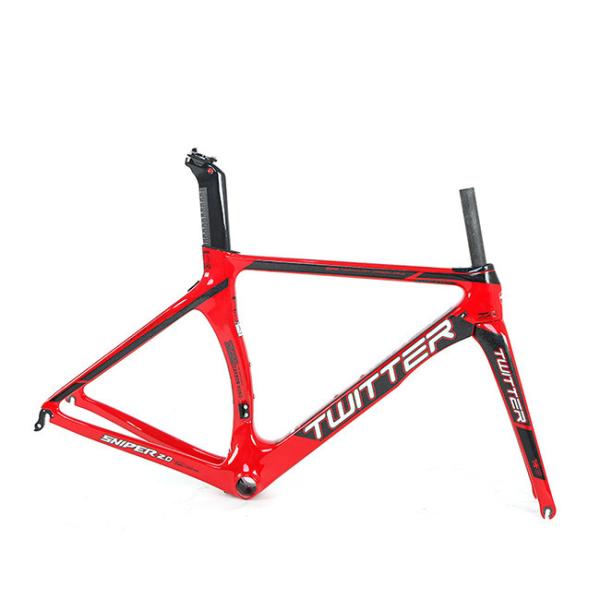 Quadro 46cm da bicicleta de Carbon Fiber Road do ATIRADOR FURTIVO de TWITTER com tamanhos diferentes